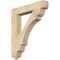 Ekena Millwork Olympic Arts & Crafts Rough Sawn Bracket, Douglas Fir, 6"W x 38"D x 44"H BKT06X38X44OLY03RDF - alternate 1
